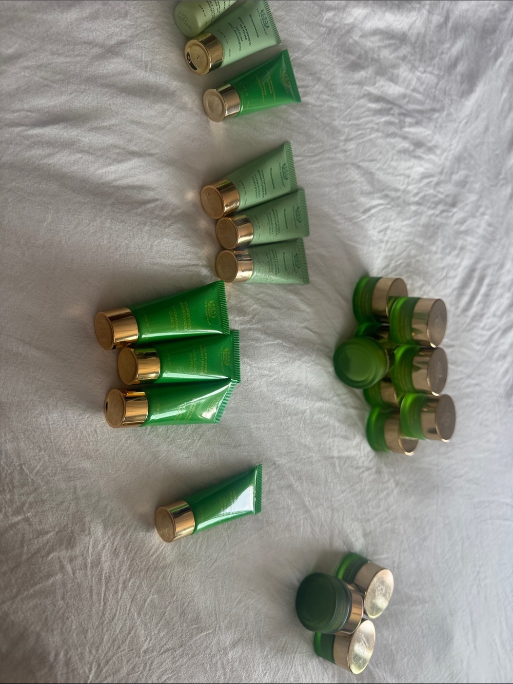 Lot of 21 Tata Harper travel size products. 
See pics for details.